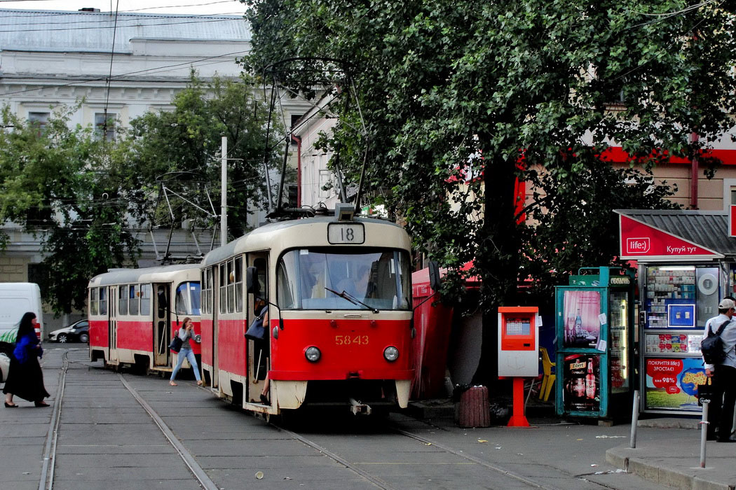 Tatra T3SU #5843